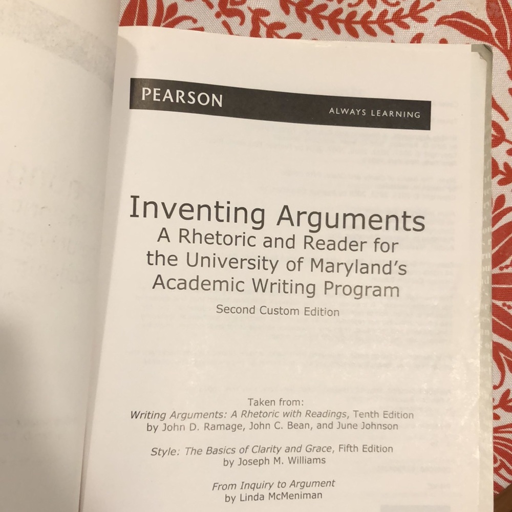 Inventing Arguments Second Custom Edition - Picture 5 of 6